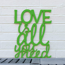 Load image into Gallery viewer, Spunky Fluff Proudly handmade in South Dakota, USA Medium / Grass Green Love is All You Need