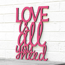 Load image into Gallery viewer, Spunky Fluff Proudly handmade in South Dakota, USA Medium / Magenta Love is All You Need