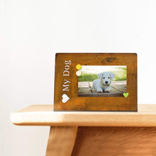 Load image into Gallery viewer, Prairie Dance Proudly Handmade in South Dakota, USA "Love my dog", Magnetic Frame