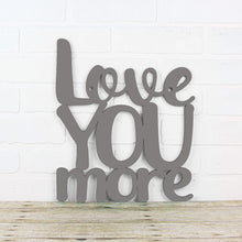 Load image into Gallery viewer, Spunky Fluff Proudly handmade in South Dakota, USA Medium / Charcoal Gray Love You More
