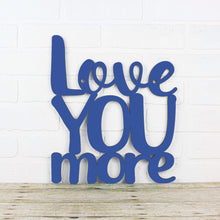 Load image into Gallery viewer, Spunky Fluff Proudly handmade in South Dakota, USA Medium / Cobalt Blue Love You More
