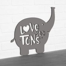 Load image into Gallery viewer, Spunky Fluff Proudly handmade in South Dakota, USA Medium / Charcoal Gray Love You Tons