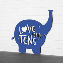 Load image into Gallery viewer, Spunky Fluff Proudly handmade in South Dakota, USA Medium / Cobalt Blue Love You Tons