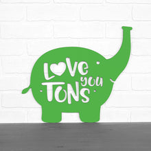 Load image into Gallery viewer, Spunky Fluff Proudly handmade in South Dakota, USA Medium / Grass Green Love You Tons