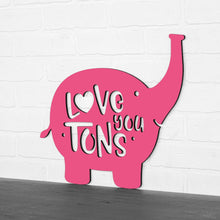 Load image into Gallery viewer, Spunky Fluff Proudly handmade in South Dakota, USA Medium / Magenta Love You Tons