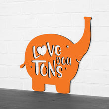 Load image into Gallery viewer, Spunky Fluff Proudly handmade in South Dakota, USA Medium / Orange Love You Tons