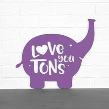 Load image into Gallery viewer, Spunky Fluff Proudly handmade in South Dakota, USA Medium / Purple Love You Tons
