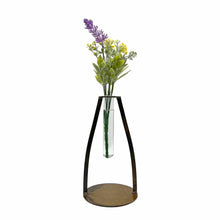 Load image into Gallery viewer, Prairie Dance Proudly Handmade in South Dakota, USA Modern Steel Vase - Tall