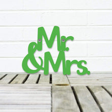 Load image into Gallery viewer, Spunky Fluff Proudly handmade in South Dakota, USA Small / Grass Green Mr. & Mrs.