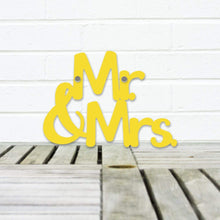 Load image into Gallery viewer, Spunky Fluff Proudly handmade in South Dakota, USA Small / Yellow Mr. & Mrs.