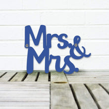 Load image into Gallery viewer, Spunky Fluff Proudly handmade in South Dakota, USA Small / Cobalt Blue Mrs. & Mrs.