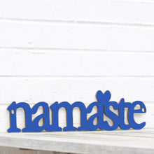 Load image into Gallery viewer, Spunky Fluff Proudly handmade in South Dakota, USA Medium / Cobalt Blue Namaste