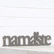 Load image into Gallery viewer, Spunky Fluff Proudly handmade in South Dakota, USA Small / Charcoal Gray Namaste