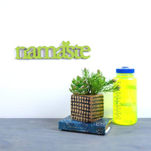 Load image into Gallery viewer, Spunky Fluff Proudly handmade in South Dakota, USA Small / Pear Green Namaste