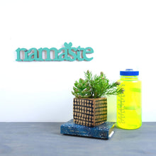 Load image into Gallery viewer, Spunky Fluff Proudly handmade in South Dakota, USA Small / Turquoise Namaste