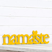 Load image into Gallery viewer, Spunky Fluff Proudly handmade in South Dakota, USA Small / Yellow Namaste