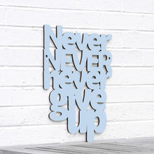 Load image into Gallery viewer, Spunky Fluff Proudly handmade in South Dakota, USA Medium / Powder Never Never Never Give Up