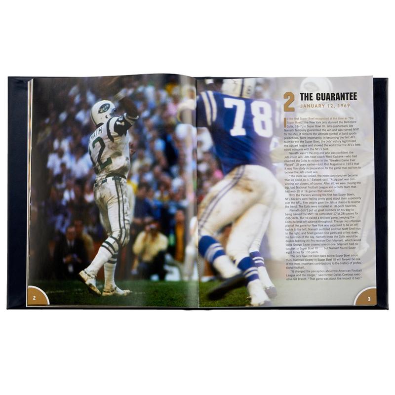 NFL 100: The Greatest Moments - Leather Heirloom Book – Sticks and ...