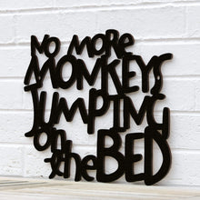 Load image into Gallery viewer, Spunky Fluff Proudly handmade in South Dakota, USA No More Monkeys Jumping on the Bed