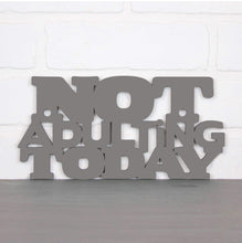 Load image into Gallery viewer, Spunky Fluff Proudly handmade in South Dakota, USA Small / Charcoal Gray Not Adulting Today