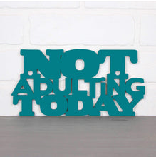 Load image into Gallery viewer, Spunky Fluff Proudly handmade in South Dakota, USA Small / Teal Not Adulting Today