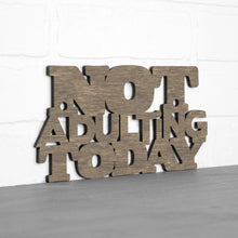 Load image into Gallery viewer, Spunky Fluff Proudly handmade in South Dakota, USA Small / Weathered Brown Not Adulting Today