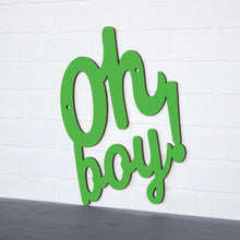 Load image into Gallery viewer, Spunky Fluff Proudly handmade in South Dakota, USA Large / Grass Green Oh Boy!