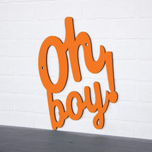 Load image into Gallery viewer, Spunky Fluff Proudly handmade in South Dakota, USA Large / Orange Oh Boy!