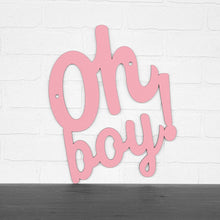 Load image into Gallery viewer, Spunky Fluff Proudly handmade in South Dakota, USA Medium / Pink Oh Boy!