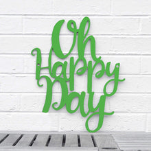 Load image into Gallery viewer, Spunky Fluff Proudly handmade in South Dakota, USA Medium / Grass Green Oh Happy Day