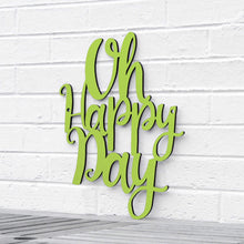 Load image into Gallery viewer, Spunky Fluff Proudly handmade in South Dakota, USA Medium / Pear Green Oh Happy Day