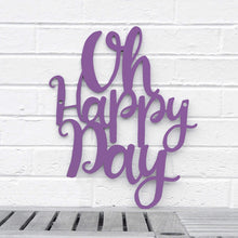 Load image into Gallery viewer, Spunky Fluff Proudly handmade in South Dakota, USA Medium / Purple Oh Happy Day