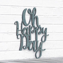 Load image into Gallery viewer, Spunky Fluff Proudly handmade in South Dakota, USA Medium / Weathered Denim Oh Happy Day