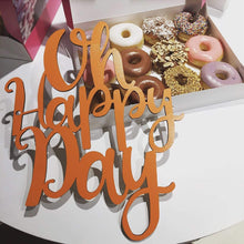 Load image into Gallery viewer, Spunky Fluff Proudly handmade in South Dakota, USA Oh Happy Day