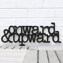 Load image into Gallery viewer, Spunky Fluff Proudly handmade in South Dakota, USA Medium / Black Onward & Upward