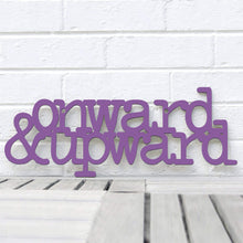 Load image into Gallery viewer, Spunky Fluff Proudly handmade in South Dakota, USA Medium / Purple Onward & Upward