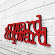 Load image into Gallery viewer, Spunky Fluff Proudly handmade in South Dakota, USA Medium / Red Onward & Upward