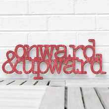 Load image into Gallery viewer, Spunky Fluff Proudly handmade in South Dakota, USA Medium / Weathered Red Onward & Upward