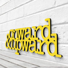 Load image into Gallery viewer, Spunky Fluff Proudly handmade in South Dakota, USA Medium / Yellow Onward & Upward