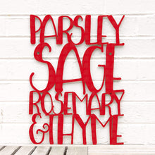 Load image into Gallery viewer, Spunky Fluff Proudly handmade in South Dakota, USA Medium / Red Parsley Sage Rosemary & Thyme