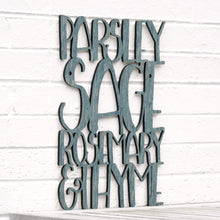 Load image into Gallery viewer, Spunky Fluff Proudly handmade in South Dakota, USA Medium / Weathered Denim Parsley Sage Rosemary & Thyme