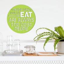 Load image into Gallery viewer, Spunky Fluff Proudly Handmade in South Dakota, USA Medium / Pear Green People Who Love to Eat Are Always the Best People