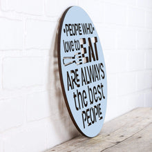 Load image into Gallery viewer, Spunky Fluff Proudly Handmade in South Dakota, USA Medium / Powder People Who Love to Eat Are Always the Best People