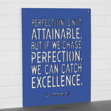 Load image into Gallery viewer, Spunky Fluff Proudly Handmade in South Dakota, USA Cobalt Blue Perfection is not attainable