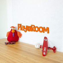 Load image into Gallery viewer, Spunky Fluff Proudly Handmade in South Dakota, USA Orange Play Room