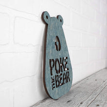 Load image into Gallery viewer, Spunky Fluff Proudly Handmade in South Dakota, USA Small / Weathered Denim Poke the Bear