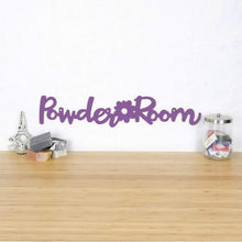 Load image into Gallery viewer, Spunky Fluff Proudly Handmade in South Dakota, USA Purple Powder Room