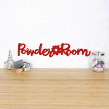 Load image into Gallery viewer, Spunky Fluff Proudly Handmade in South Dakota, USA Red Powder Room