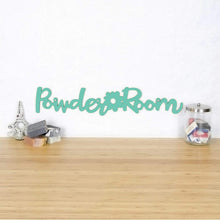 Load image into Gallery viewer, Spunky Fluff Proudly Handmade in South Dakota, USA Turquoise Powder Room