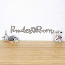 Load image into Gallery viewer, Spunky Fluff Proudly Handmade in South Dakota, USA Weathered Gray Powder Room